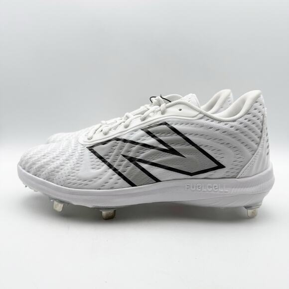 New Balance MENS 11.5 FuelCell 4040v7 Metal Cleats White Black Baseball NWOB main image 6